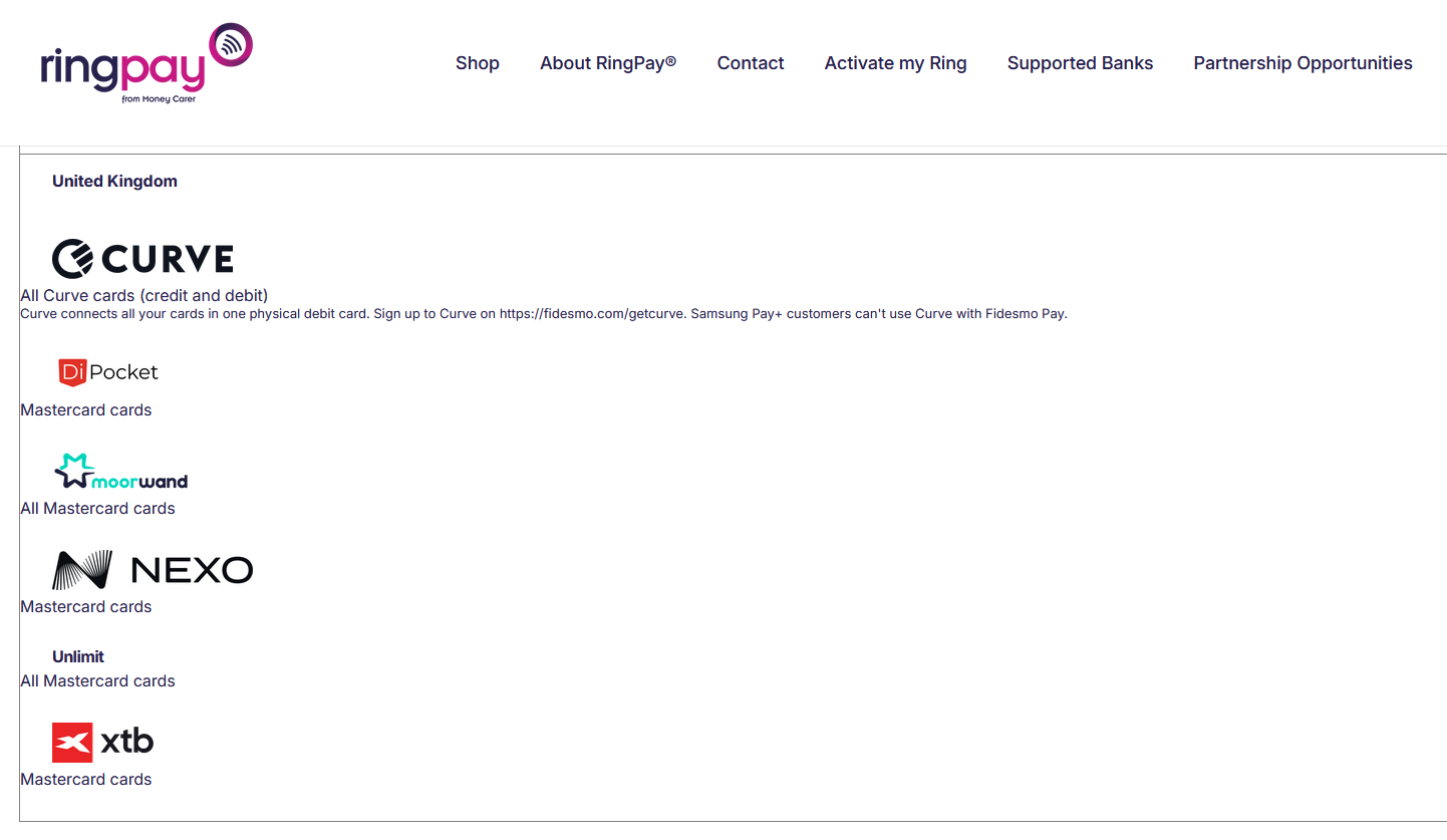You Don’t Need a “Supported” Bank to Start Paying with RingPay