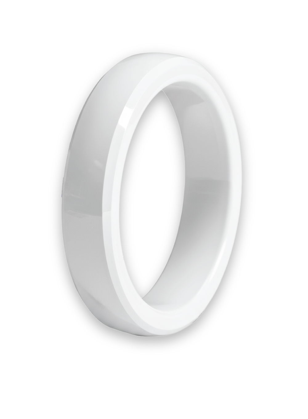 White Payment Ring - Slim
