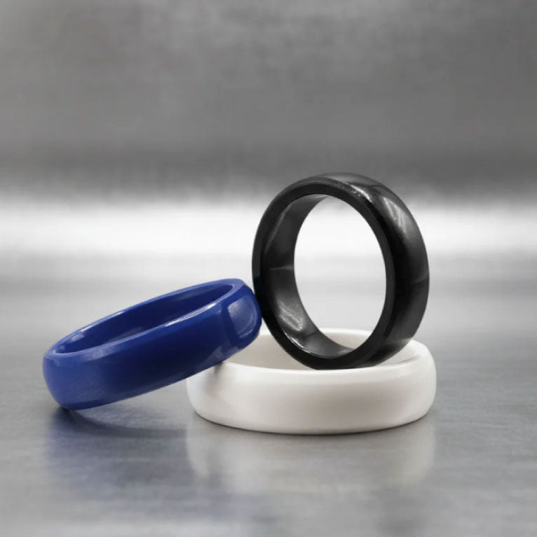 White RingPay Payment Ring with waterproof finish
